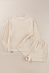 Parchment Valentines Heart Bow Graphic Corded 2pcs Set